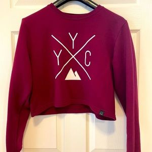 YYC crop sweatshirt